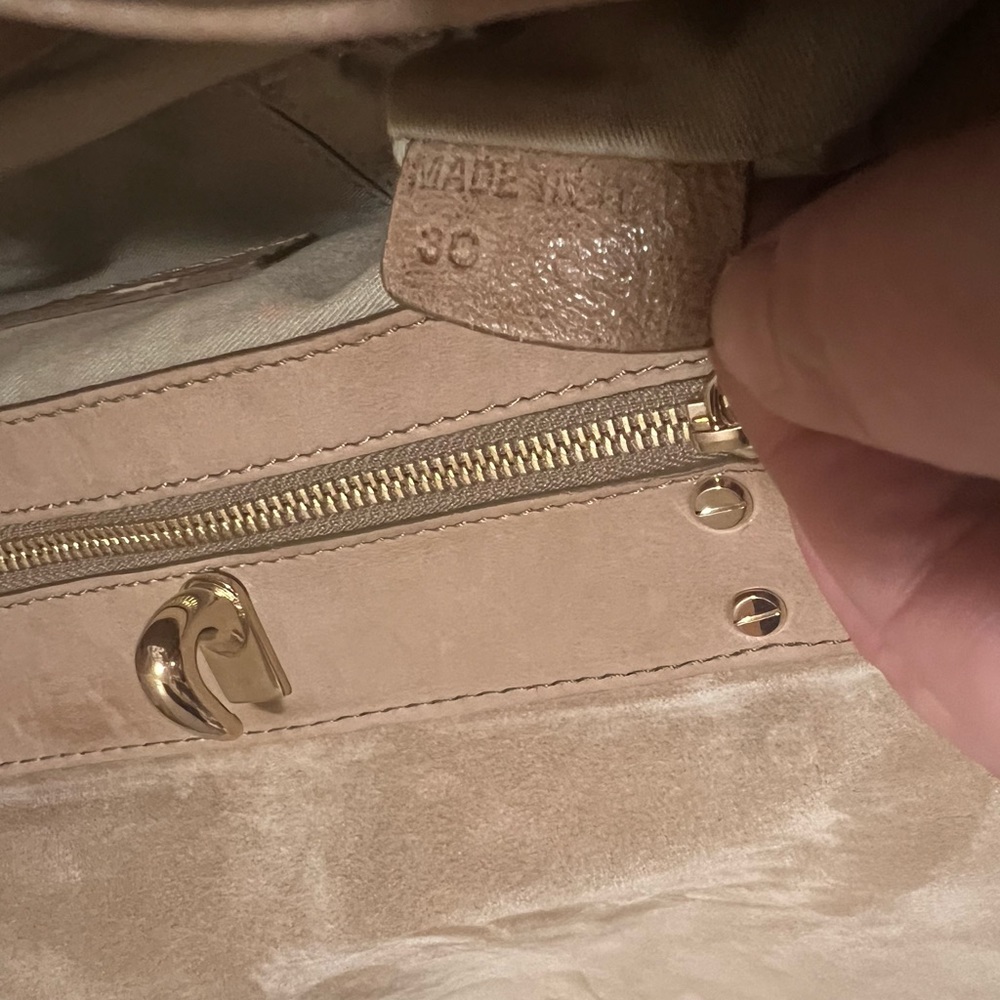 Givenchy Tan Leather Large New Line Flap Tote Shoulder Bag - Picture 12 of 12